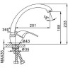 Смеситель для кухни FRAP H02 F4102-2 хром